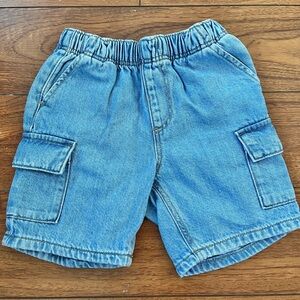 SOLD ❣️ Zara Kids Classic Blue Cargo Shorts. Neutral Gender